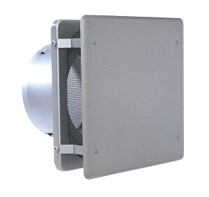 西邦工業 SEIHO KNBD150SCBL BL・外壁用ステンレス換気口(フラットカバー付換気口) 角金網型10メッシュ フラットカバー付 防火ダンパー付