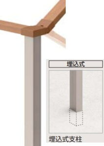 四国化成 SFD-KCPS11SC FD傾斜コーナー支柱S 屋外手すり セイフティビームFD型 ステンカラー