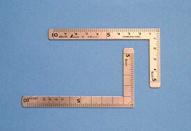 シンワ測定 12101 曲尺小型 三寸法師 ステン 10×5cm 表裏同目