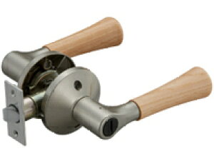 マツ六 兼用バリアフリーレバー木製間仕切錠 EL5060-3MW-NSNC Nシルバー+Nクリア