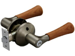 マツ六 兼用バリアフリーレバー木製鍵付錠 EL5060-35MW-UMB アンバー+Mブラウン