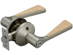 マツ六 兼用バリアフリーレバーHB鍵付錠 EL5060-35MH-NSNC Nシルバー+Nクリア