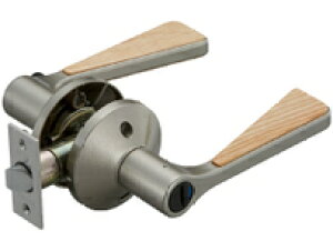 マツ六 兼用バリアフリーレバーHBトイレ錠 EL5060-4MH-NSNC Nシルバー+Nクリア