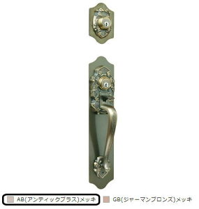 長沢製作所 924066 AB DT32〜42 古代ツーロックケースロック取替錠