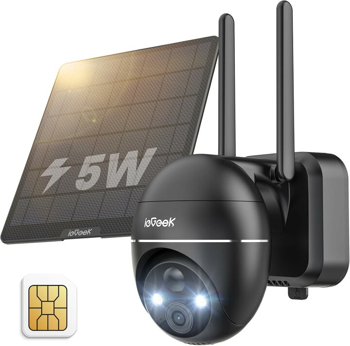 楽天市場】【WI-FI不要・SIMカード対応】防犯カメラ 屋外 ソーラー 4G 