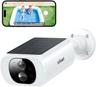 【 ソーラーパネル一体型・充電も配線も不要・初心者にも安心】 ieGeek 防犯カメラ 屋外 ソーラー 一体型…