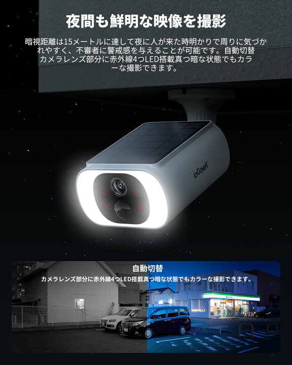 決まりました】ANNKE アンク ソーラーカメラ I81CE