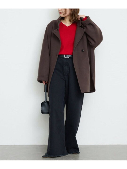 楽天市場】souple woolダブルフェイススタンドコート SLOBE IENA  