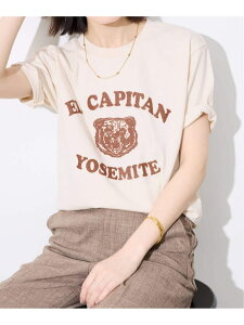 MIXTA/�~�N�X�^ SLOBE�ʒ� EL CAPITAN TEE SLOBE IENA �X���[�u �C�G�i �g�b�v�X �J�b�g�\�[�ET�V���c �u���b�N �x�[�W���y���������z[Rakuten Fashion]