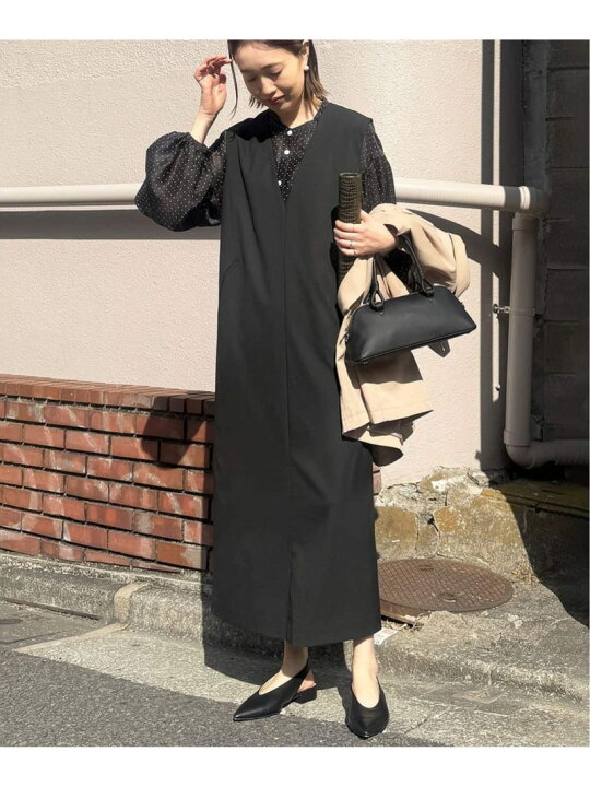 楽天市場】《WEB限定/追加》TR Vネックジャンパースカート SLOBE IENA 