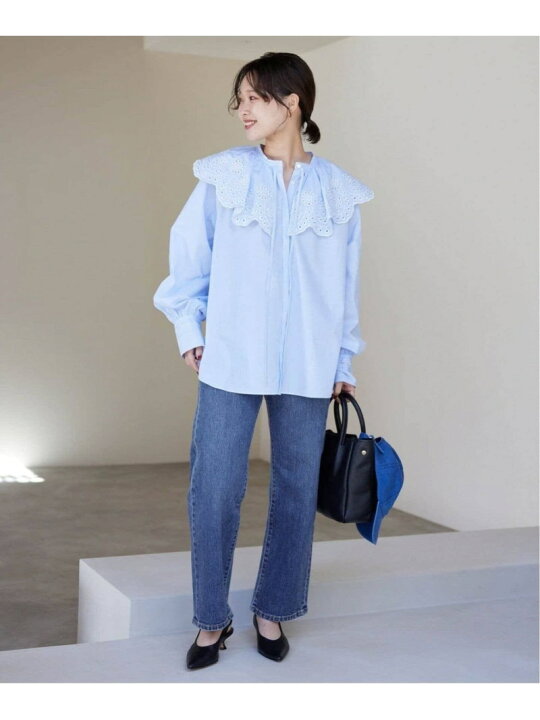 楽天市場】《追加6》LE DENIM ストレートパンツ SLOBE IENA スローブ 