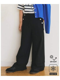 【接触冷感/UVカット】マリンパンツ kids(100cm-140cm) IENA ENFANT イエナ　アンファン マタニティウェア・ベビー用品 その他のベビーグッズ ブルー ブラック【送料無料】[Rakuten Fashion]