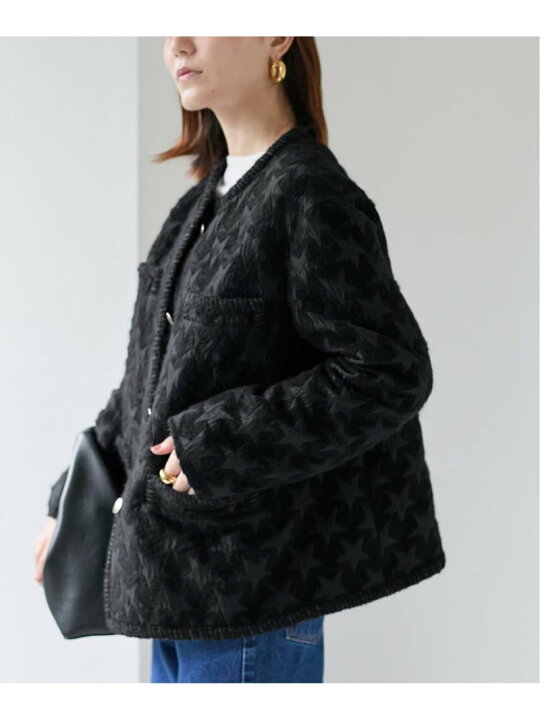 楽天市場】【SALE／30%OFF】STARジャガードノーカラージャケット 
