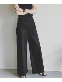 【woadblue * エディター坪田あさみ】WIDE PANTS(ブラック) VERMEIL par iena ヴェルメイユ パー イエナ パンツ ジーンズ・デニムパンツ ブラック【送料無料】[Rakuten Fashion]