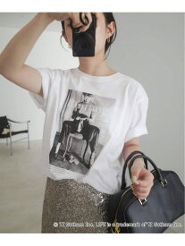 《追加5》GOOD ROCK SPEED SLOBE別注 LIFE PC PHOTO TEE1 SLOBE IENA スローブ イエナ トップス カットソー・Tシャツ ブラック ホワイト【送料無料】[Rakuten Fashion]