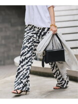 楽天市場】イージーパンツ（柄ゼブラ）（レディースファッション）の通販 