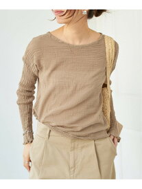《追加予約》LES ATELIERS FRANCAIS DE CONFECTION ロングスリーブトップス IENA イエナ トップス シャツ・ブラウス ブラック ベージュ ホワイト【先行予約】*【送料無料】[Rakuten Fashion]