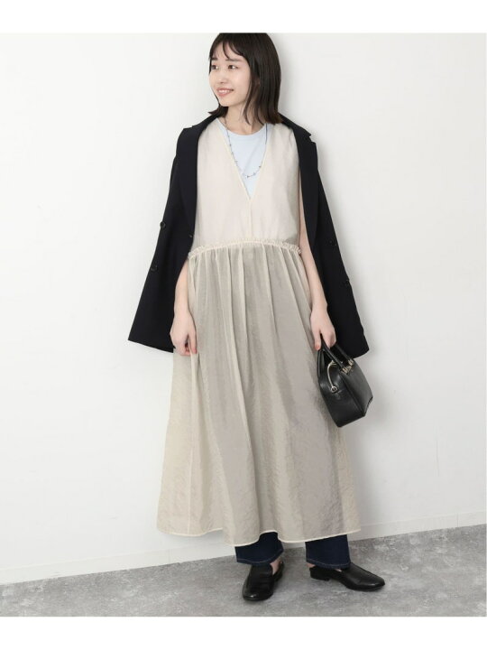 楽天市場】【SALE／30%OFF】オーガンジーレイヤードワンピース SLOBE 