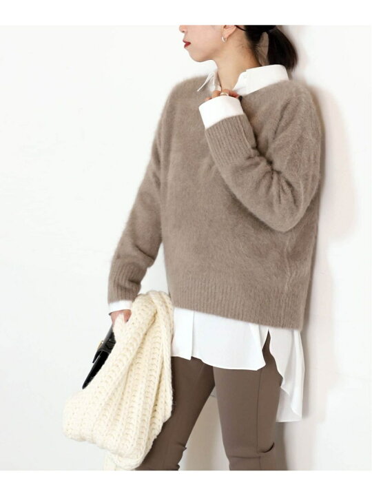 楽天市場】【SALE／30%OFF】フォックスカシミヤ ボートネックプル 