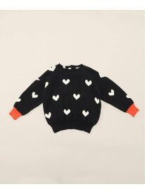 【BaYiRi/バイリ】 別注 AMOR SWEATER baby-kids(90cm-100cm) IENA ENFANT イエナ　アンファン マタニティウェア・ベビー用品 その他のベビーグッズ ブラック ブラウン【送料無料】[Rakuten Fashion]