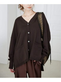 《WEB限定/追加2》ウォッシャブルワイドシルエットカーディガン SLOBE IENA スローブ イエナ トップス カーディガン ブラック ブラウン【送料無料】[Rakuten Fashion]