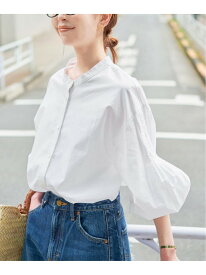 《WEB限定/追加3予約》ピンタックバルーンスリーブブラウス SLOBE IENA スローブ イエナ トップス シャツ・ブラウス ホワイト【先行予約】*【送料無料】[Rakuten Fashion]