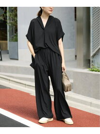 《2枚セット》カットジョーゼットセットアップ SLOBE IENA スローブ イエナ トップス カットソー・Tシャツ ブラウン ブラック【送料無料】[Rakuten Fashion]