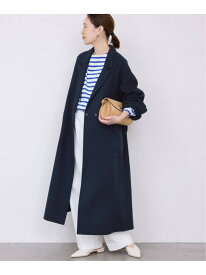 souple wool ダブルフェイスロングコート SLOBE IENA スローブ イエナ ジャケット・アウター チェスターコート ブラウン グレー ネイビー【送料無料】[Rakuten Fashion]