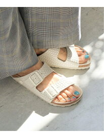 BIRKENSTOCK/ビルケンシュトック 限定 ARIZONA WOVEN EMBOSS IENA イエナ シューズ・靴 サンダル ブラック ベージュ【送料無料】[Rakuten Fashion]