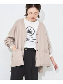 《追加》ウォッシャブルワイドシルエットカーディガン SLOBE IENA スローブ イエナ トップス カーディガン ブラウン ブラック ベージュ【送料無料】[Rakuten Fashion]