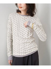《追加3予約》miller SLOBE別注 SHEER RIB クルーネック SLOBE IENA スローブ イエナ トップス カットソー・Tシャツ ベージュ【先行予約】*【送料無料】[Rakuten Fashion]