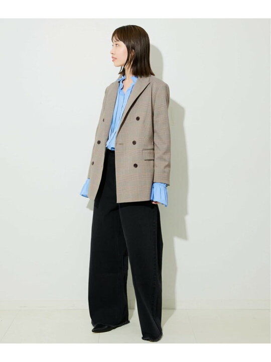 SLOBE IENA（スローブイエナ）の「リネンコットンダブルブレスト 