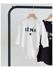 【BASIC】エンブロイダリーエトワールロゴ長袖ロンパース baby(70cm-80cm) IENA ENFANT イエナ　アンファン マタニティウェア・ベビー用品 ベビー肌着・新生児服 ネイビー ホワイト ブラック【送料無料】[Rakuten Fashion]