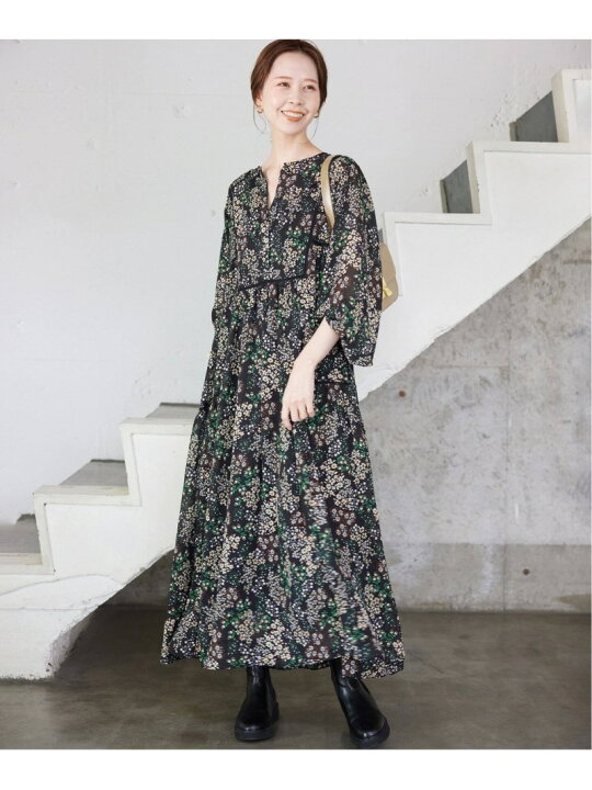 楽天市場】《WEB限定/追加2予約》FLOWER PRINT ワンピース SLOBE IENA 