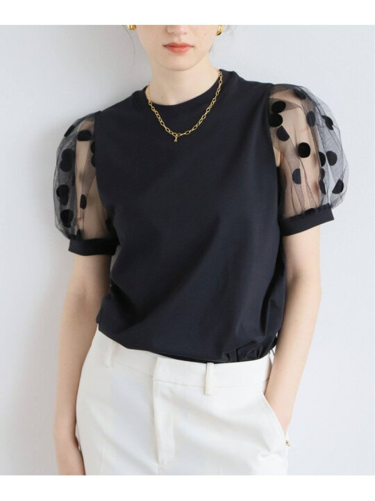 楽天市場】【NINA RICCI/ニナ リッチ】JERSEY T-SHIRT WITH POLKA-DOT 