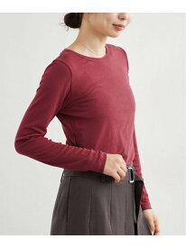 《追加》コットンシアープルオーバー IENA イエナ トップス カットソー・Tシャツ グレー ホワイト レッド ブラック ピンク【送料無料】[Rakuten Fashion]