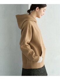 【SALE／30%OFF】BIAGIOLI ダブルフェイスフーディー IENA イエナ トップス ニット ブラウン【RBA_E】【送料無料】[Rakuten Fashion]