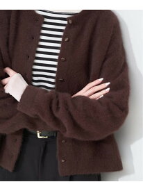 フォックスアルパカカーディガン SLOBE IENA スローブ イエナ トップス カーディガン ネイビー ホワイト ブラウン【送料無料】[Rakuten Fashion]