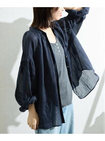 【SALE／30%OFF】《追加》ラミースキッパーシャツ SLOBE IENA スローブ イエナ トップス シャツ・ブラウス ネイビー【RBA_E】【送料無料】[Rakuten Fashion]