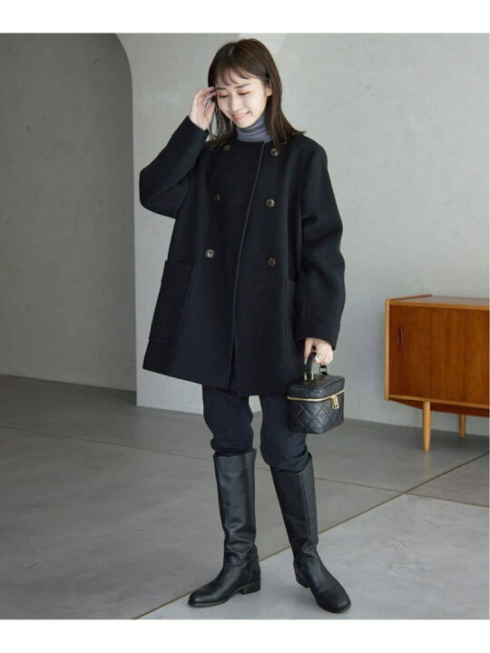 楽天市場】【SALE／20%OFF】スイビダブルクロスノーカラーダブル前 
