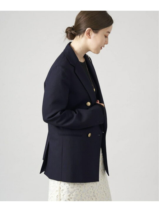 楽天市場】【SALE／30%OFF】ウーステッド ダブルブレストジャケット 