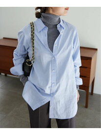 パールボタンレギュラーシャツ SLOBE IENA スローブ イエナ トップス シャツ・ブラウス ブルー【送料無料】[Rakuten Fashion]