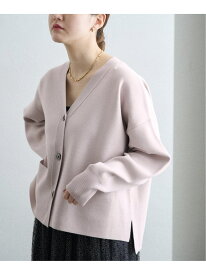 《追加4》スーパーファインスムース ショートカーディガン IENA イエナ トップス カーディガン ピンク ブラウン ベージュ【送料無料】[Rakuten Fashion]