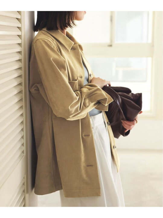 楽天市場】【SALE／30%OFF】フェイクスウェードシャツブルゾン SLOBE 