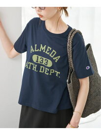 Champion/チャンピオン SLOBE別注 ロゴTシャツ SLOBE IENA スローブ イエナ トップス カットソー・Tシャツ ピンク ホワイト ネイビー ベージュ【送料無料】[Rakuten Fashion]