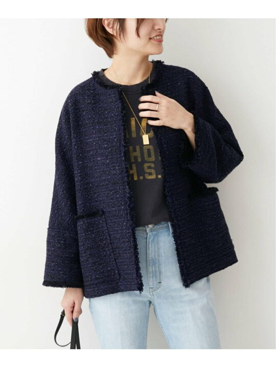 楽天市場】【SALE／30%OFF】&NAVY ツィードジャケット◇ IENA イエナ 