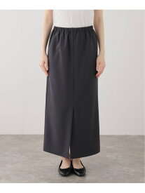 リラックスタイトスカート SLOBE IENA スローブ イエナ スカート ロング・マキシスカート グレー【送料無料】[Rakuten Fashion]