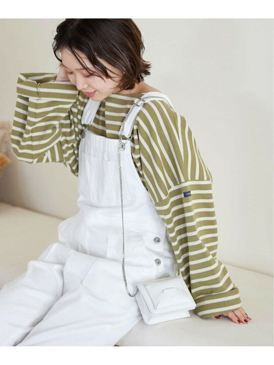 Leminor For SLOBE every day ビッグボーダーカットソー 