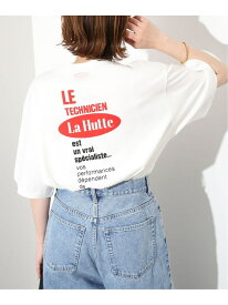 《予約》La Hutte / ラ・ユット SLOBE別注 ロゴTシャツ SLOBE IENA スローブ イエナ トップス カットソー・Tシャツ ブラック グリーン レッド【先行予約】*【送料無料】[Rakuten Fashion]