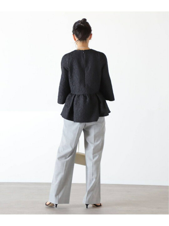楽天市場】【SALE／30%OFF】《追加》フラワージャガードペプラム 